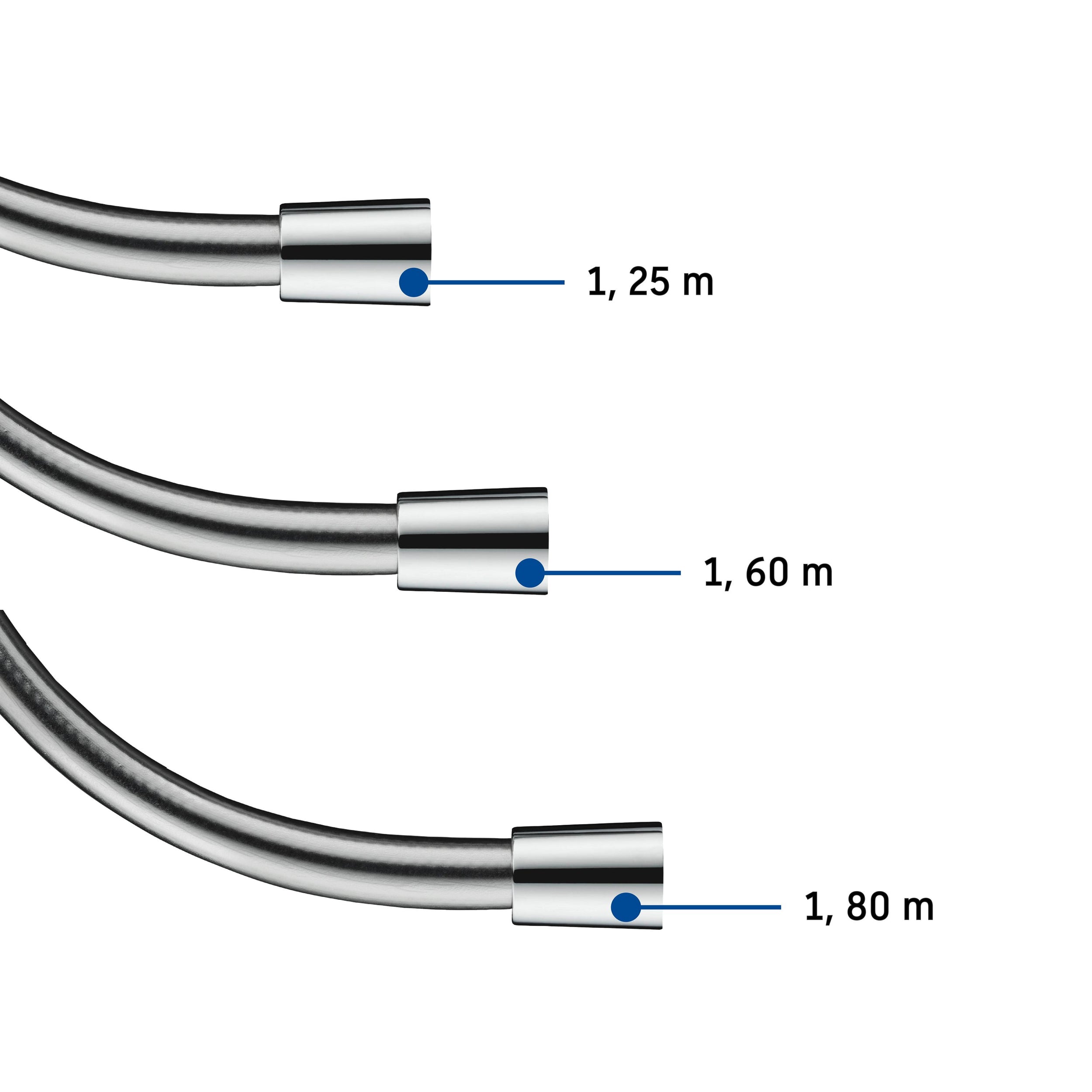 Duravit Universal Brauseschlauch 1,60 m - Farbe wählbar