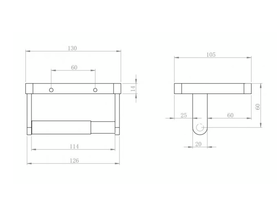 Toilet roll holder SDLTPH