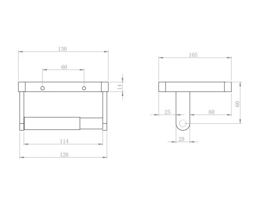 Toilet roll holder SDLTPH