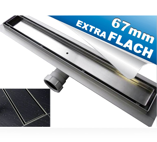 Caniveau de douche en acier inoxydable GT01