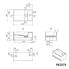 Wandwaschbecken PB2078 aus Mineralguss