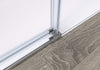 Vaste douchewand met schuifdeur DX806A FLEX van echt glas met Nano-coating - selecteerbare breedte 