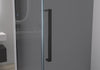 Soft-Close Sliding Door Shower and Side Panel DX906 FLEX - Matt Black profiles - 8 mm  - selectable dimensions