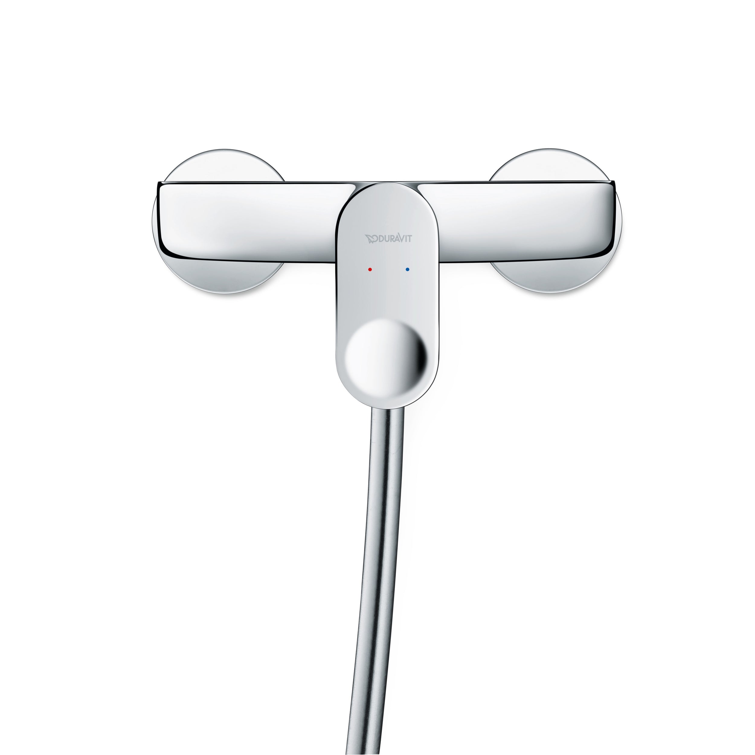 Duravit B.3 shower mixer, surface-mounted, 1 consumer, chrome