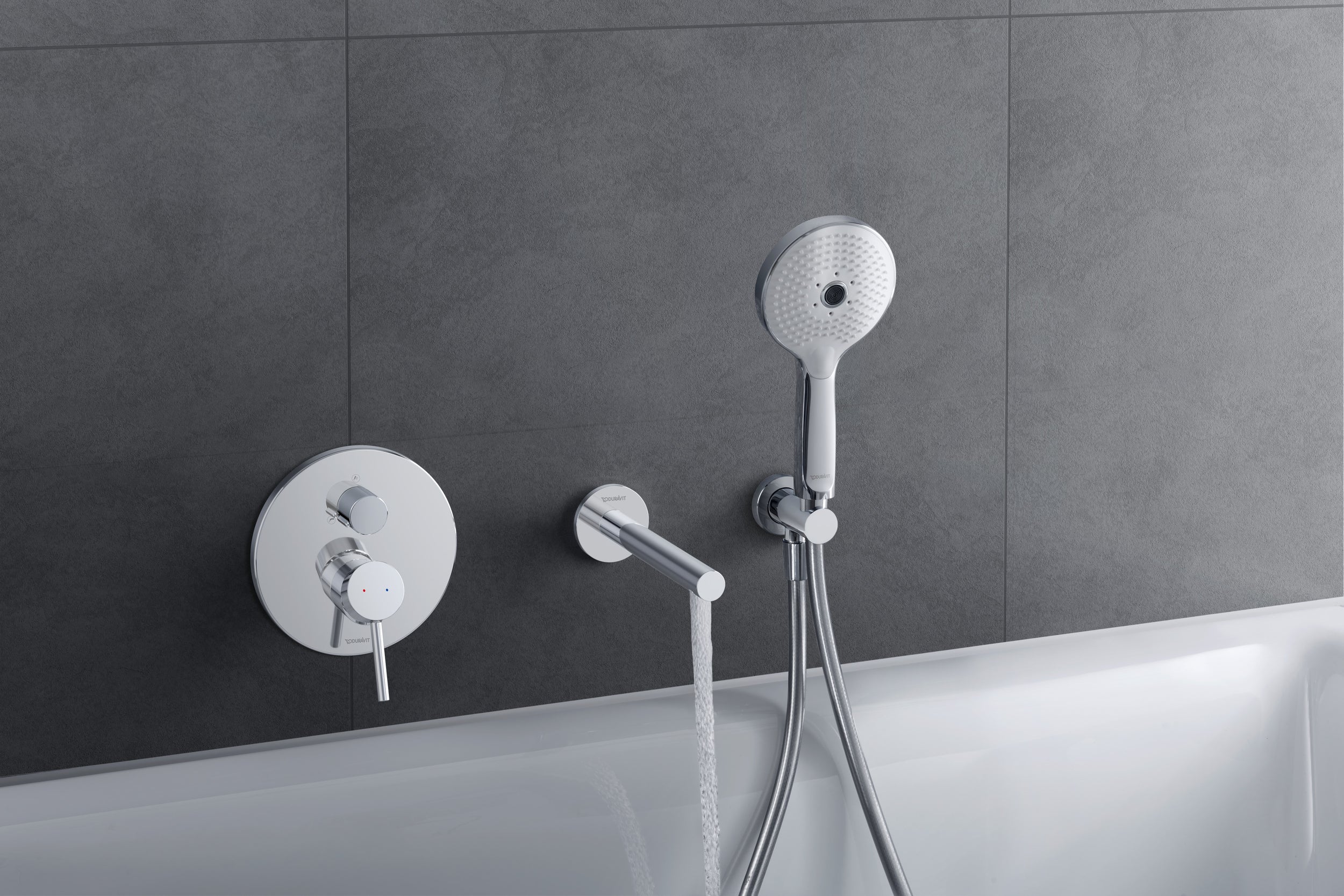 Duravit Circle ééngreeps inbouw badmengkraan