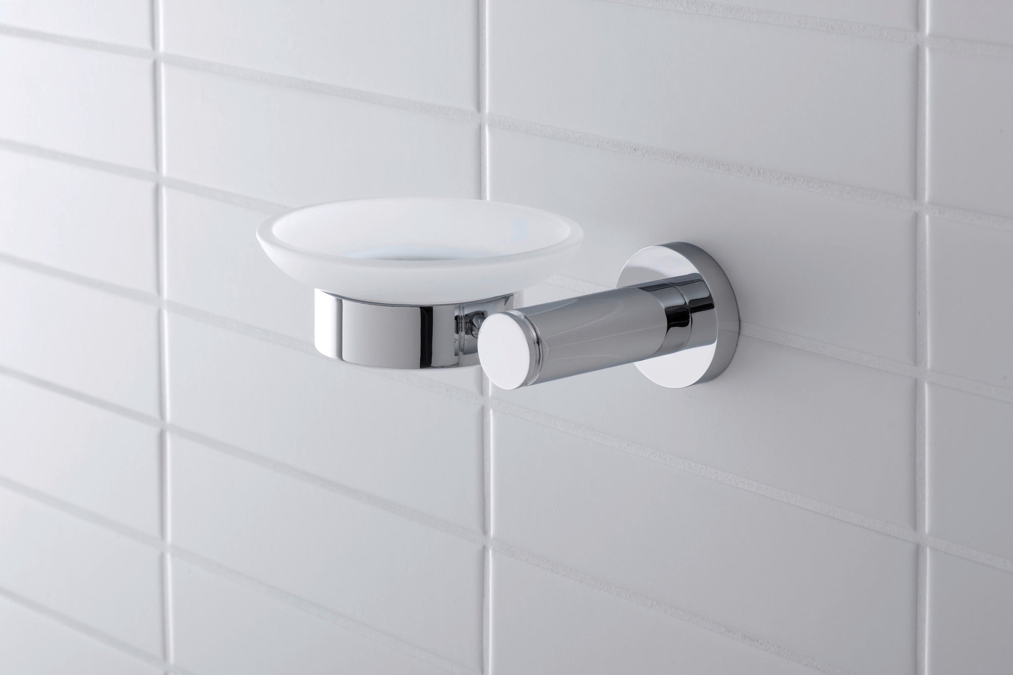 Duravit D-Code soap dish Ø10 cm for 1 soap 