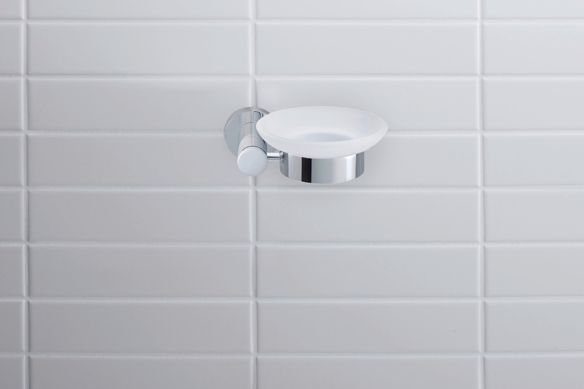 Duravit D-Code soap dish Ø10 cm for 1 soap 