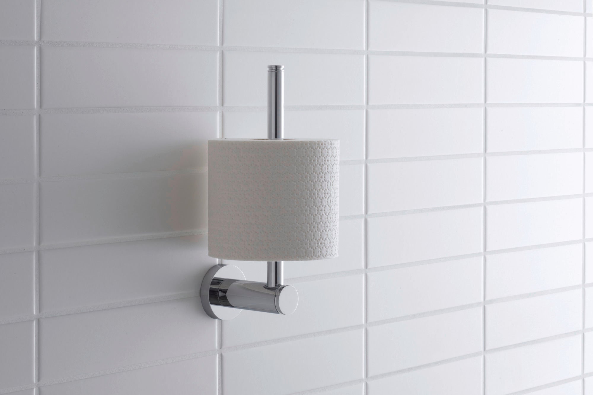 Duravit D-Code Ersatzrollenhalter für 1 Rolle, Chrom