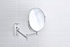 Duravit D-Code miroir cosmétique, pivotant, Ø 20 cm, chrome