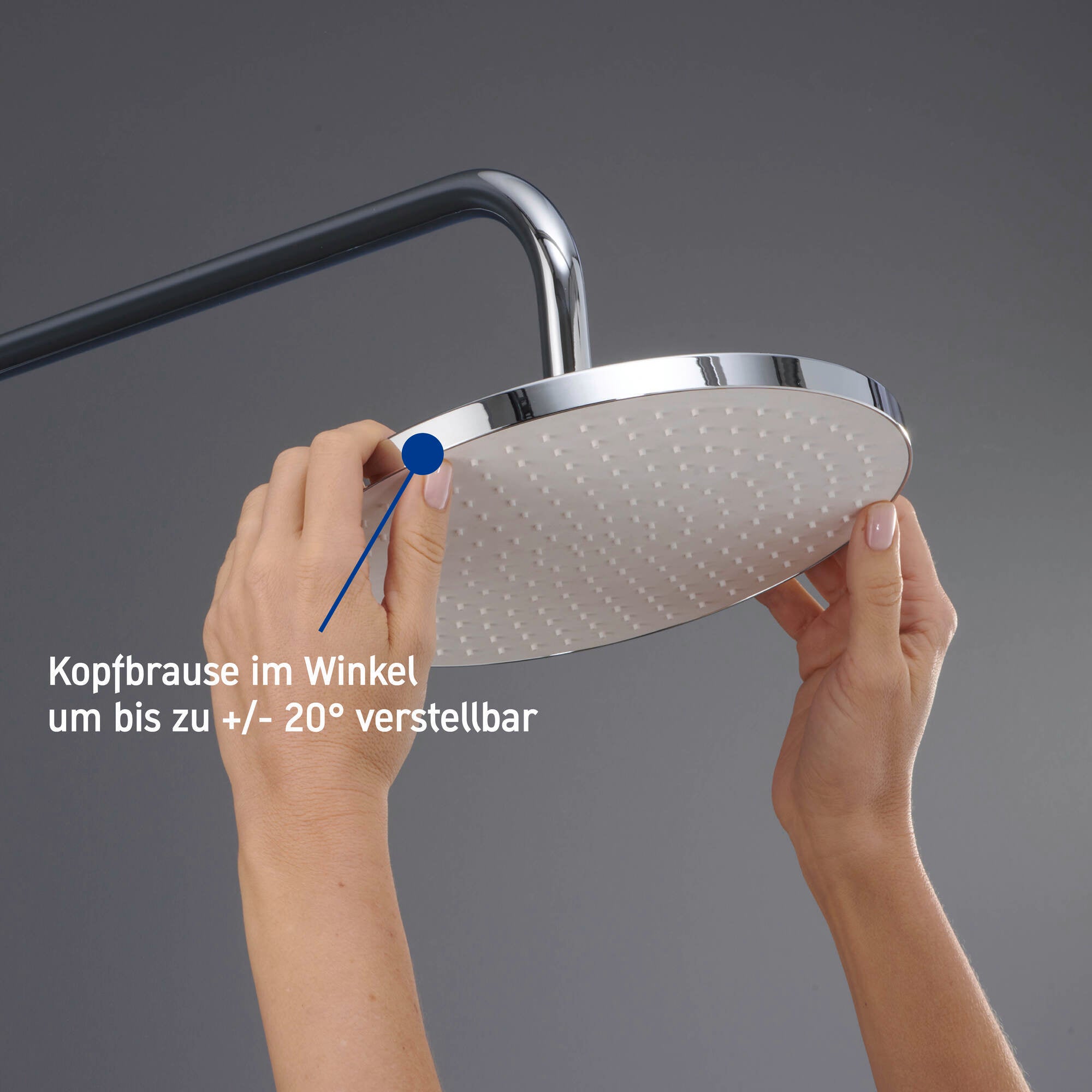 Duravit douchesysteem met thermostaat en glazen planchet