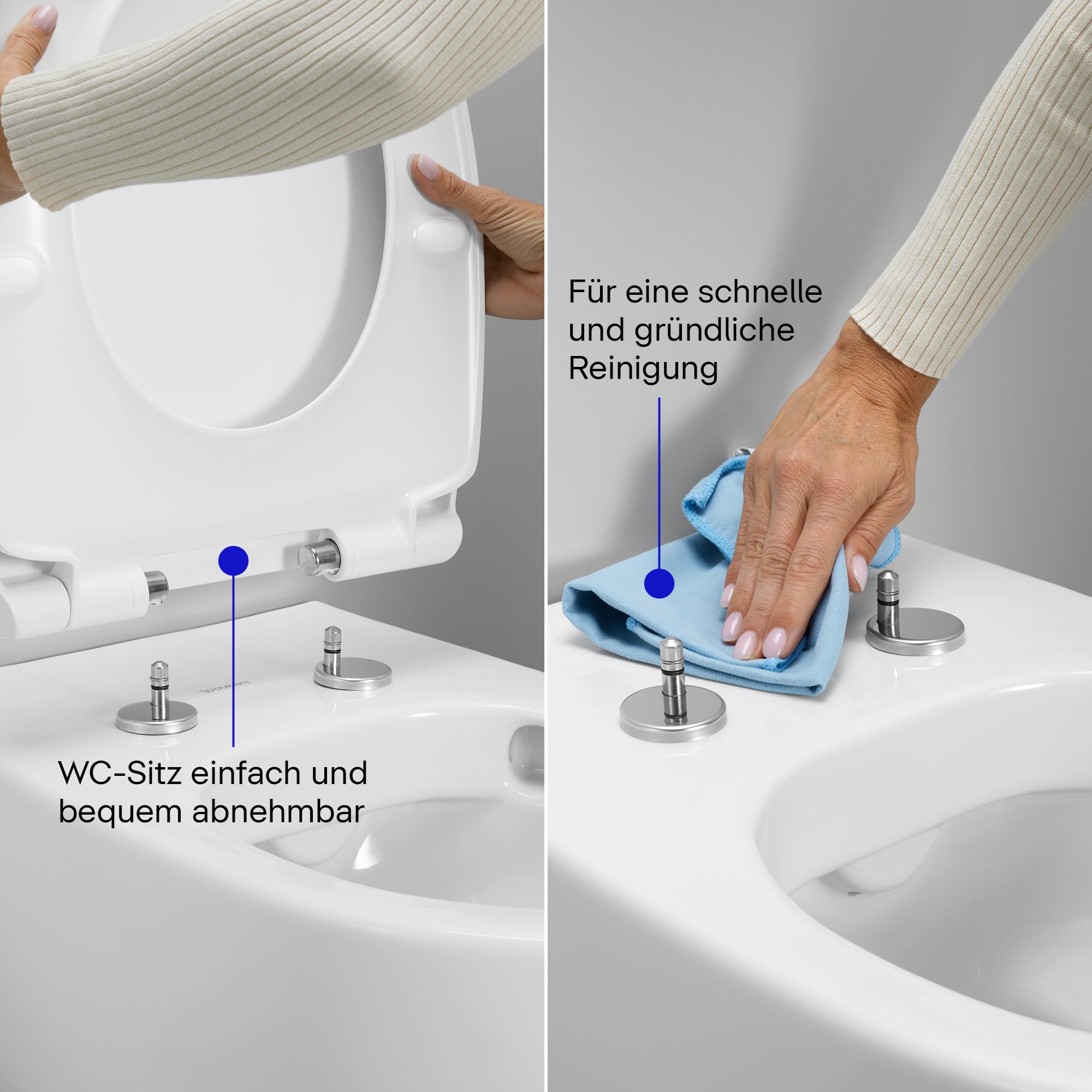 Abattant WC universel Duravit Univavo avec fermeture amortie