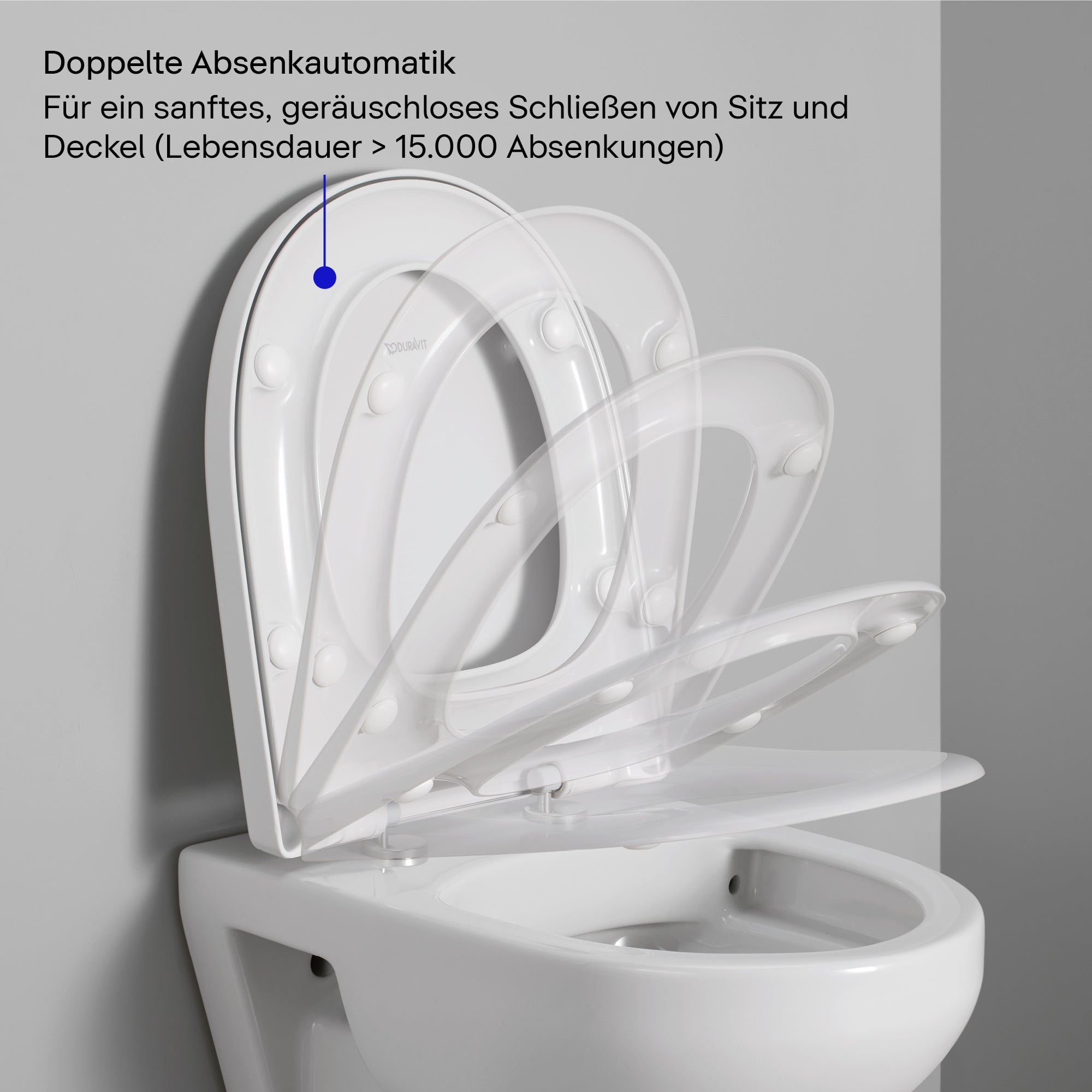 Duravit Univavo universele WC-bril met soft-close, rond