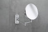 Duravit D-Code vanity mirror, swivel, Ø 20 cm, chrome