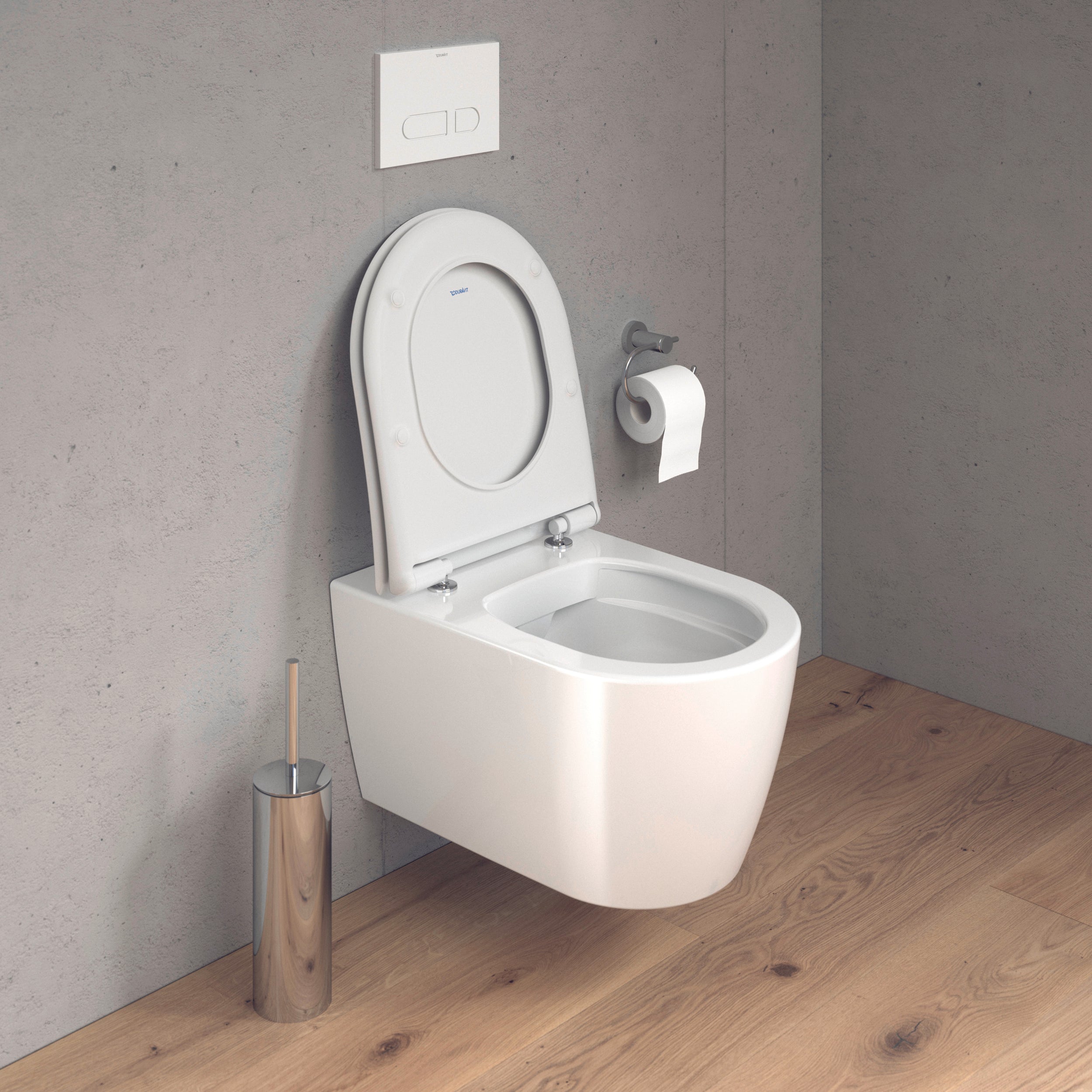 Duravit Soleil Wand-WC-Set mit WC-Sitz - verdeckte Befestigung