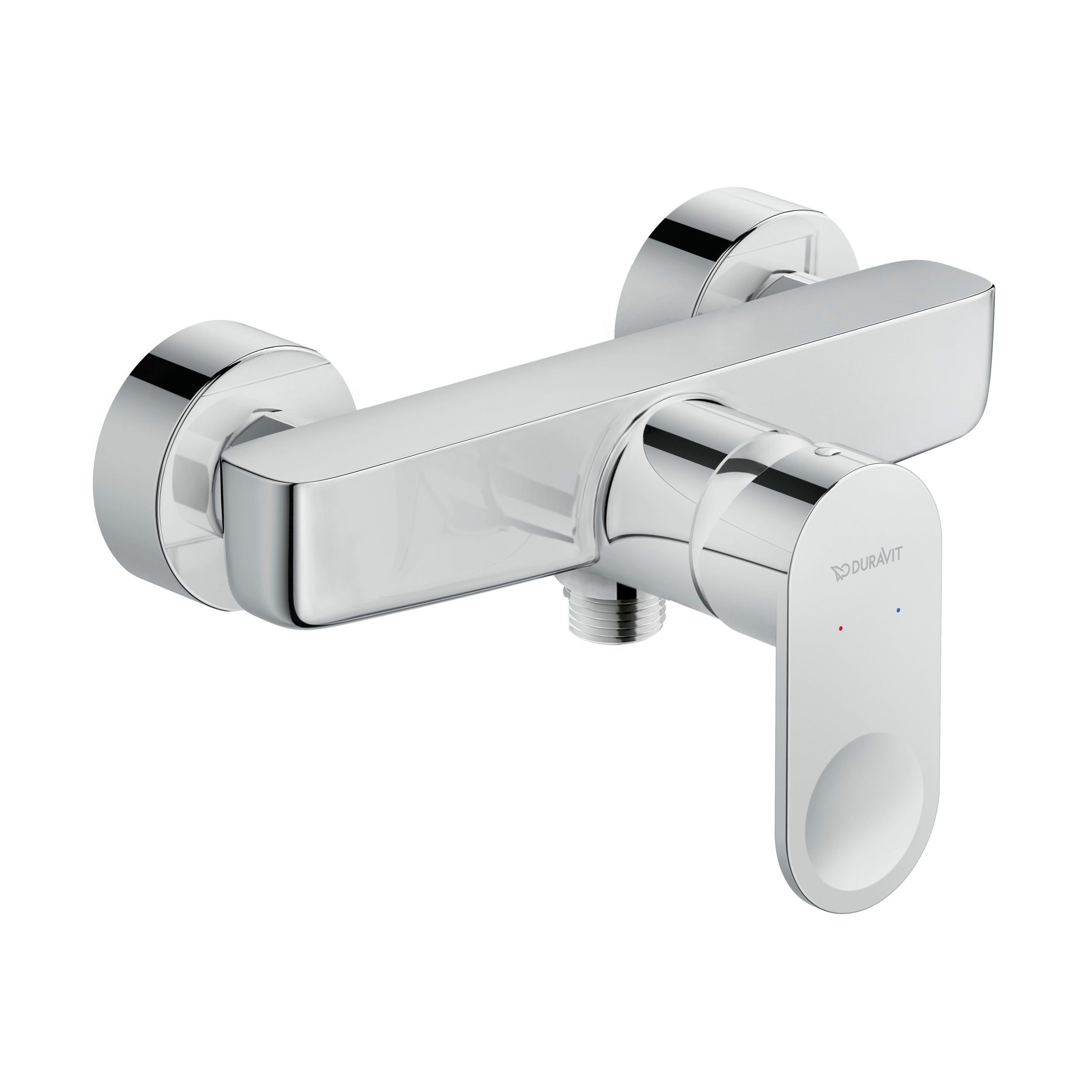 Duravit B.3 shower mixer, surface-mounted, 1 consumer, chrome