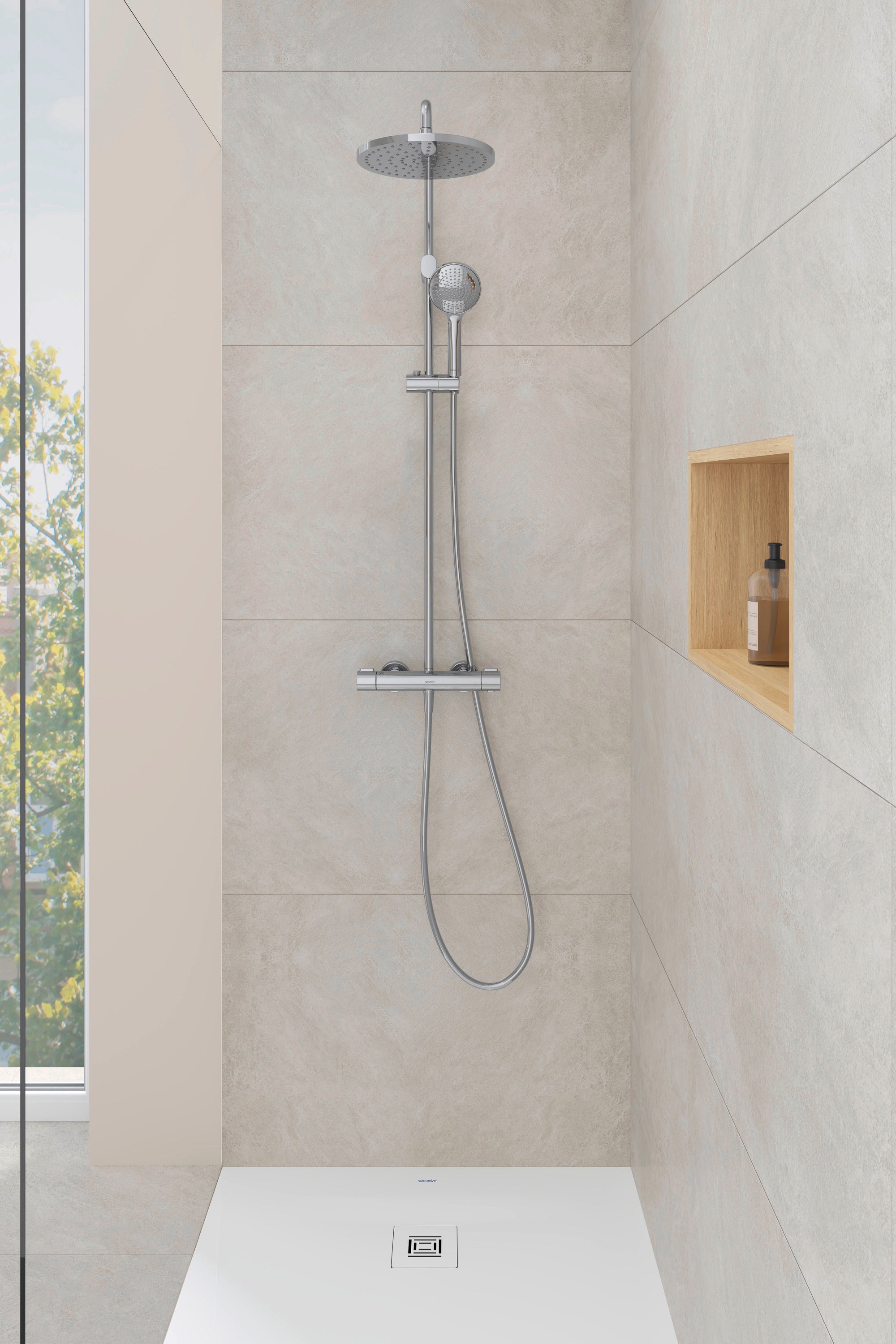 Duravit Shower System, mit Thermostat