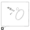Duravit Starck T anneau porte-serviettes