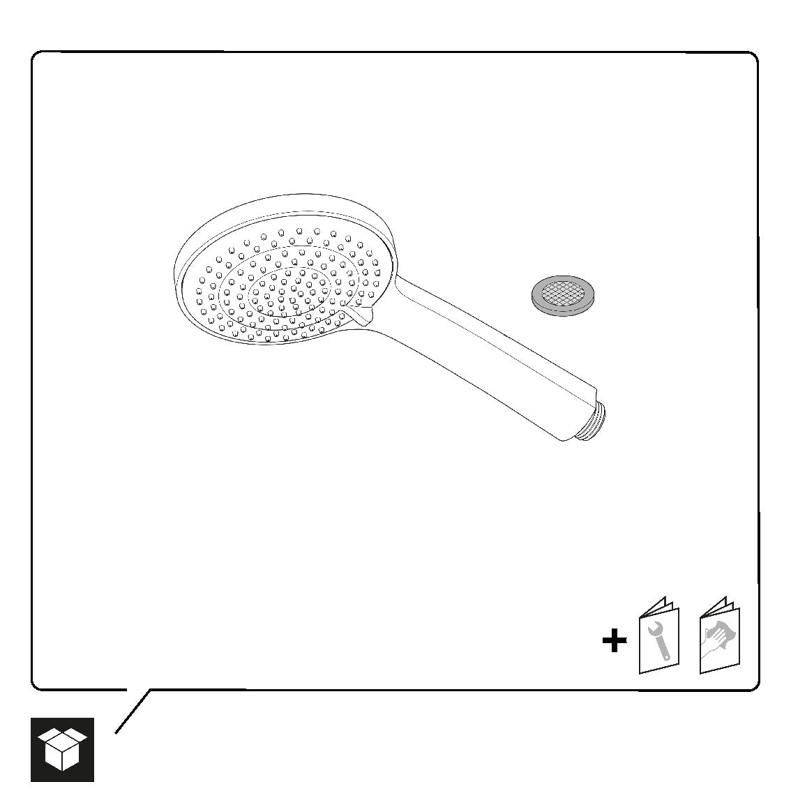 Duravit universal hand shower