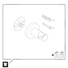 Duravit universele douchehouder