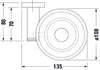 Duravit D-Code Seifenschale Ø10cm für 1 Seife