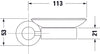 Duravit D-Code Seifenschale Ø10cm für 1 Seife