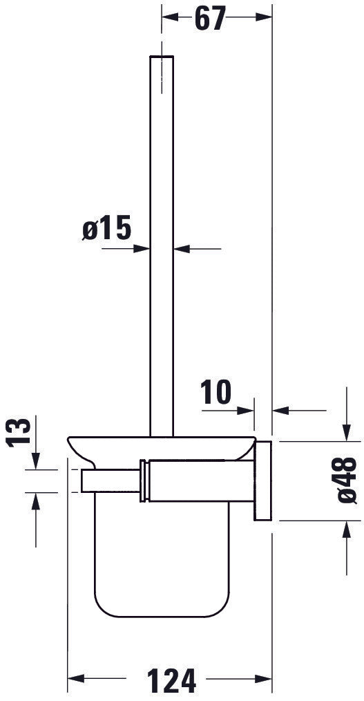 Duravit ensemble de brosses D-Code