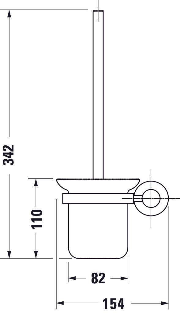 Duravit ensemble de brosses D-Code