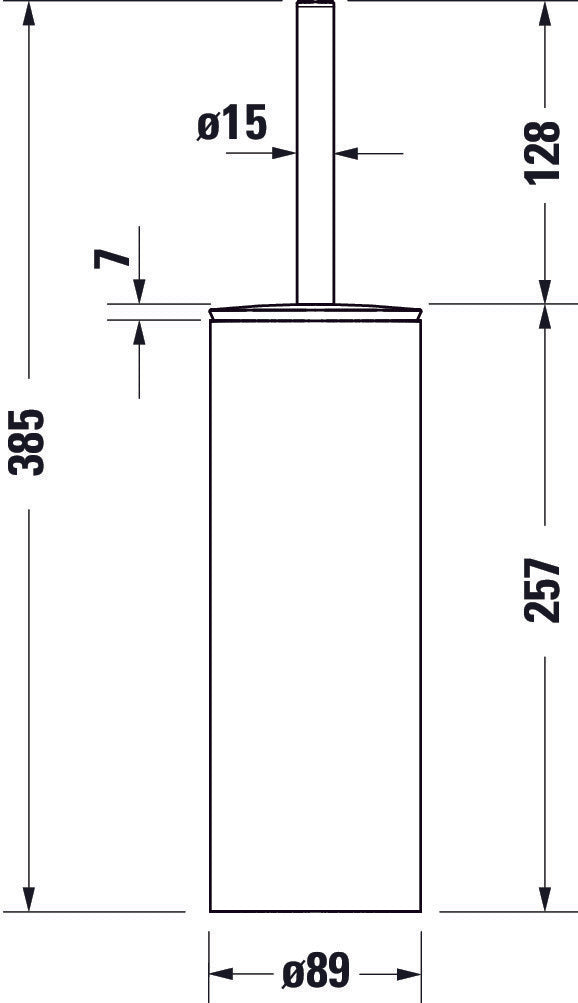 Duravit D-Code borstelset