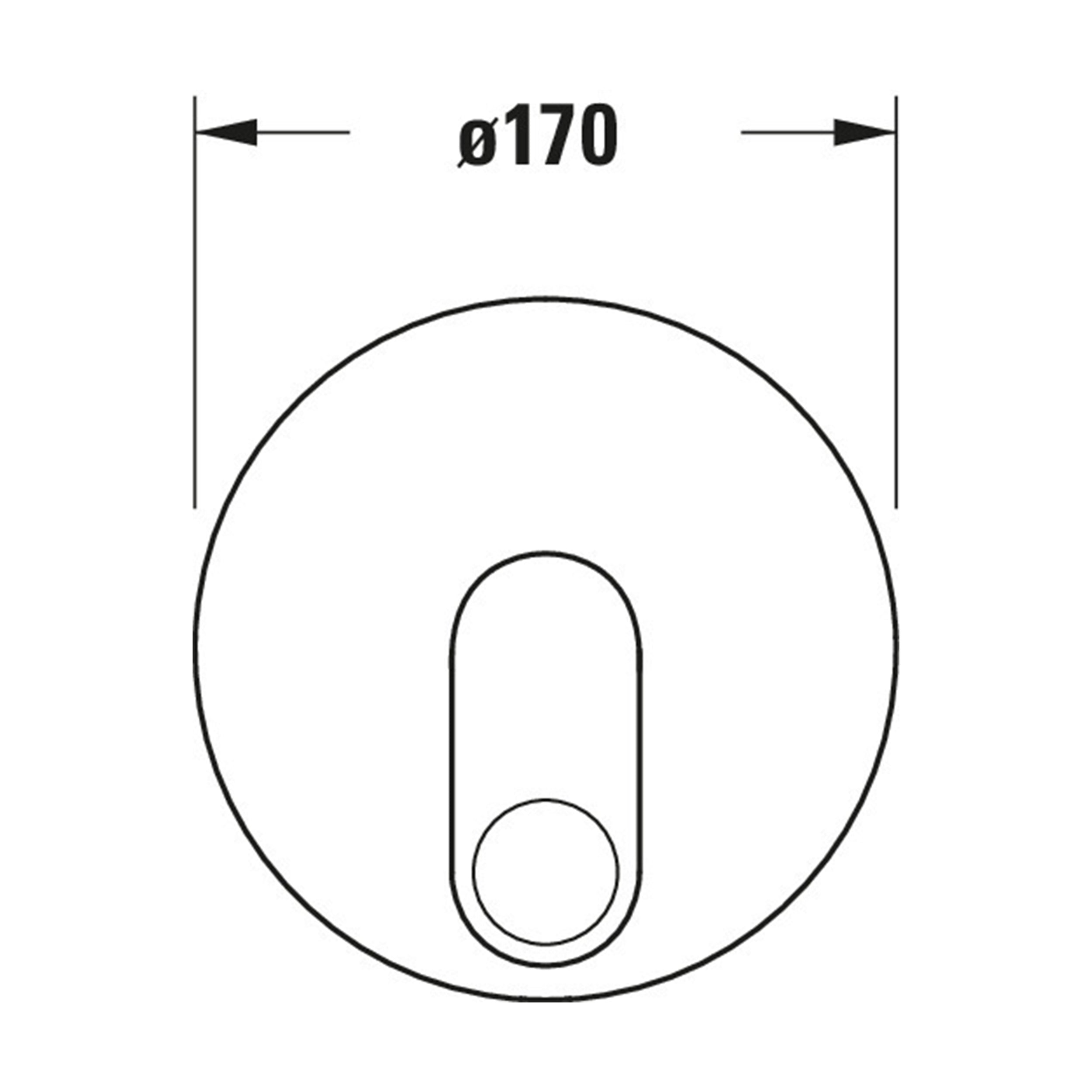 Robinet de douche Duravit B.3, encastré, 1 consommateur, chrome