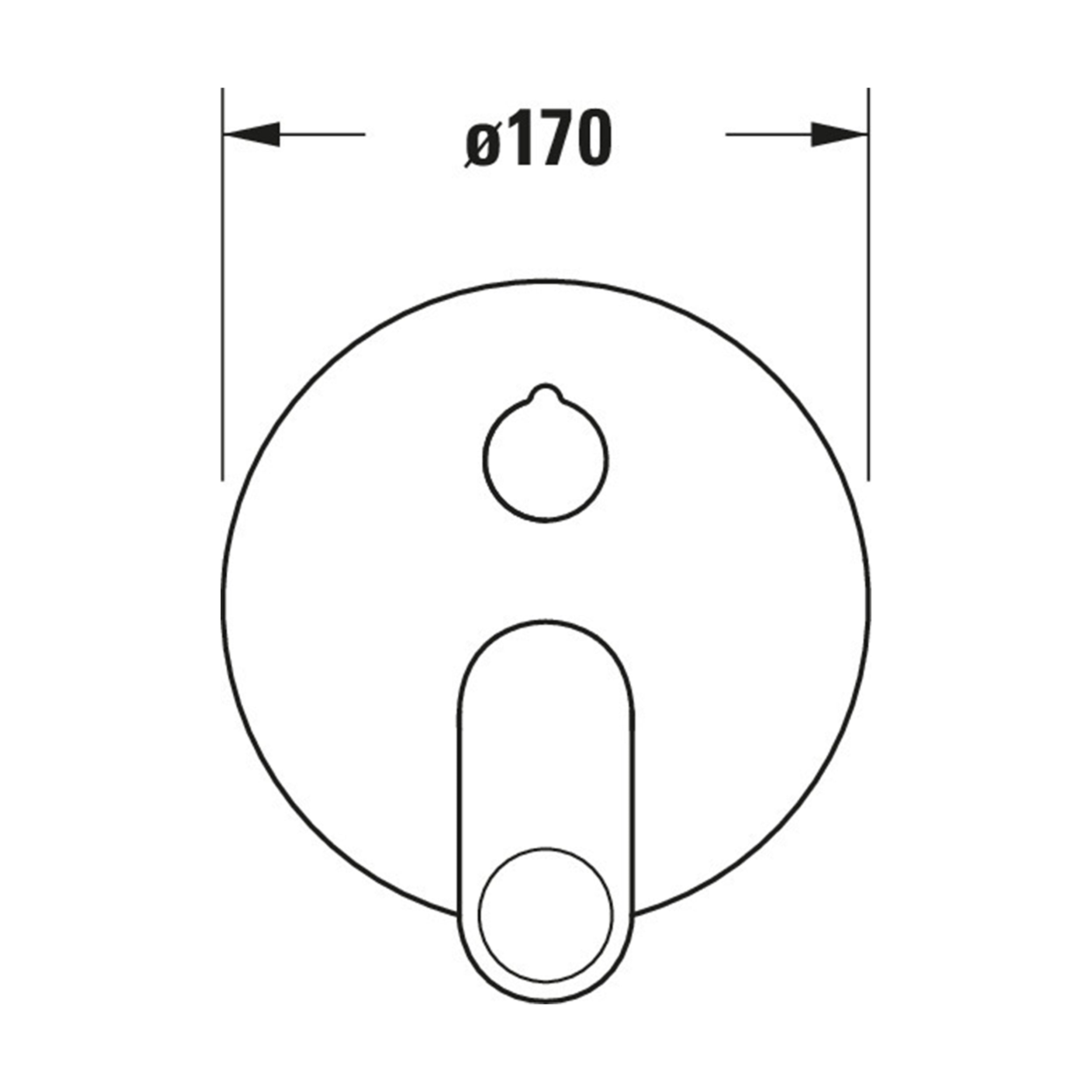 Duravit B.3 badmengkraan, inbouw, 2 verbruikers, chroom