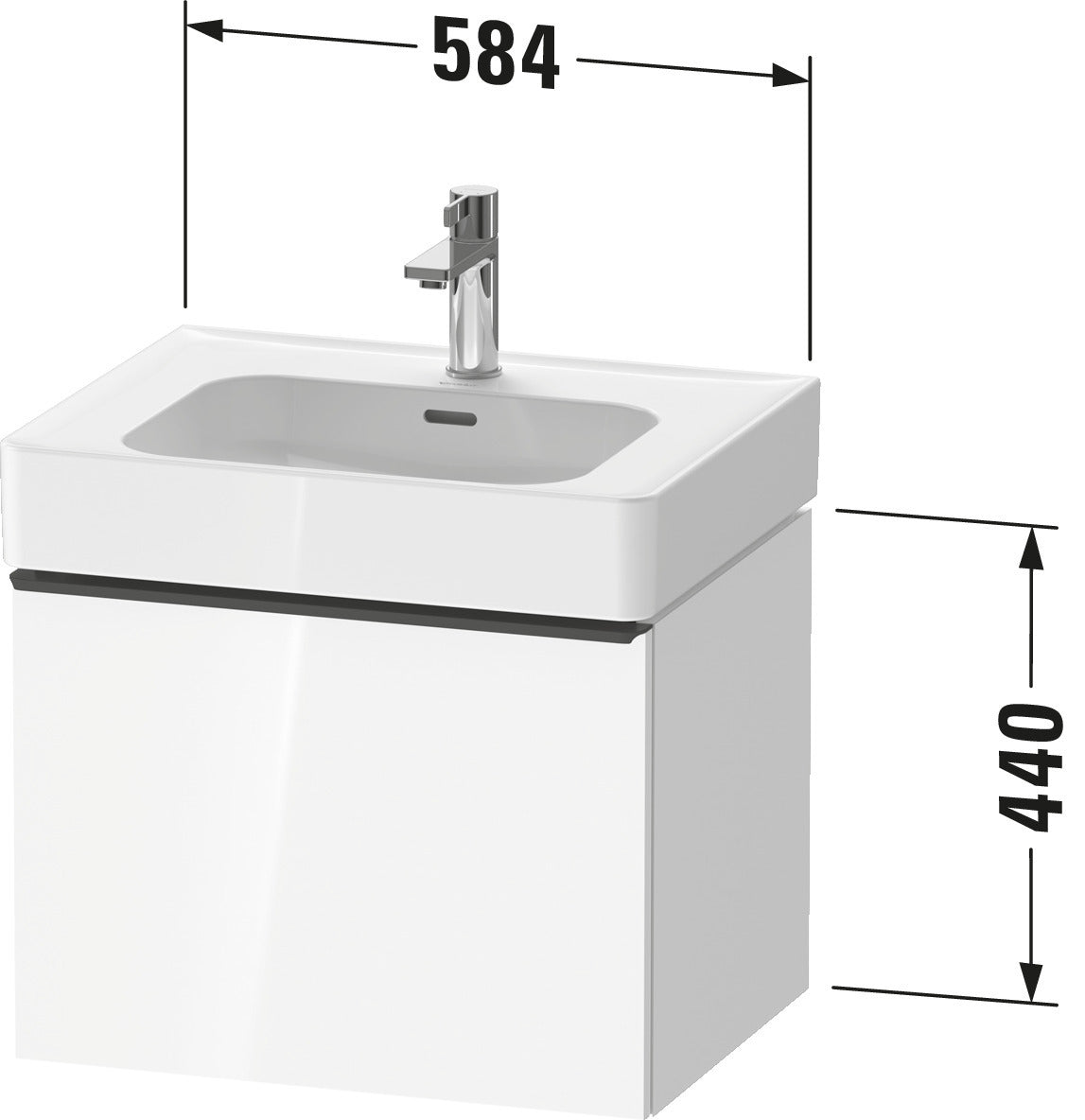 Duravit Soleil Badmöbel-Set - 60 cm