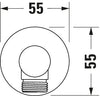 Duravit coude de raccordement mural universel