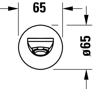 Bec déverseur pour baignoire Wave Duravit