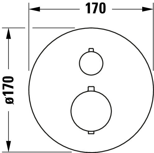 Thermostat encastré Duravit