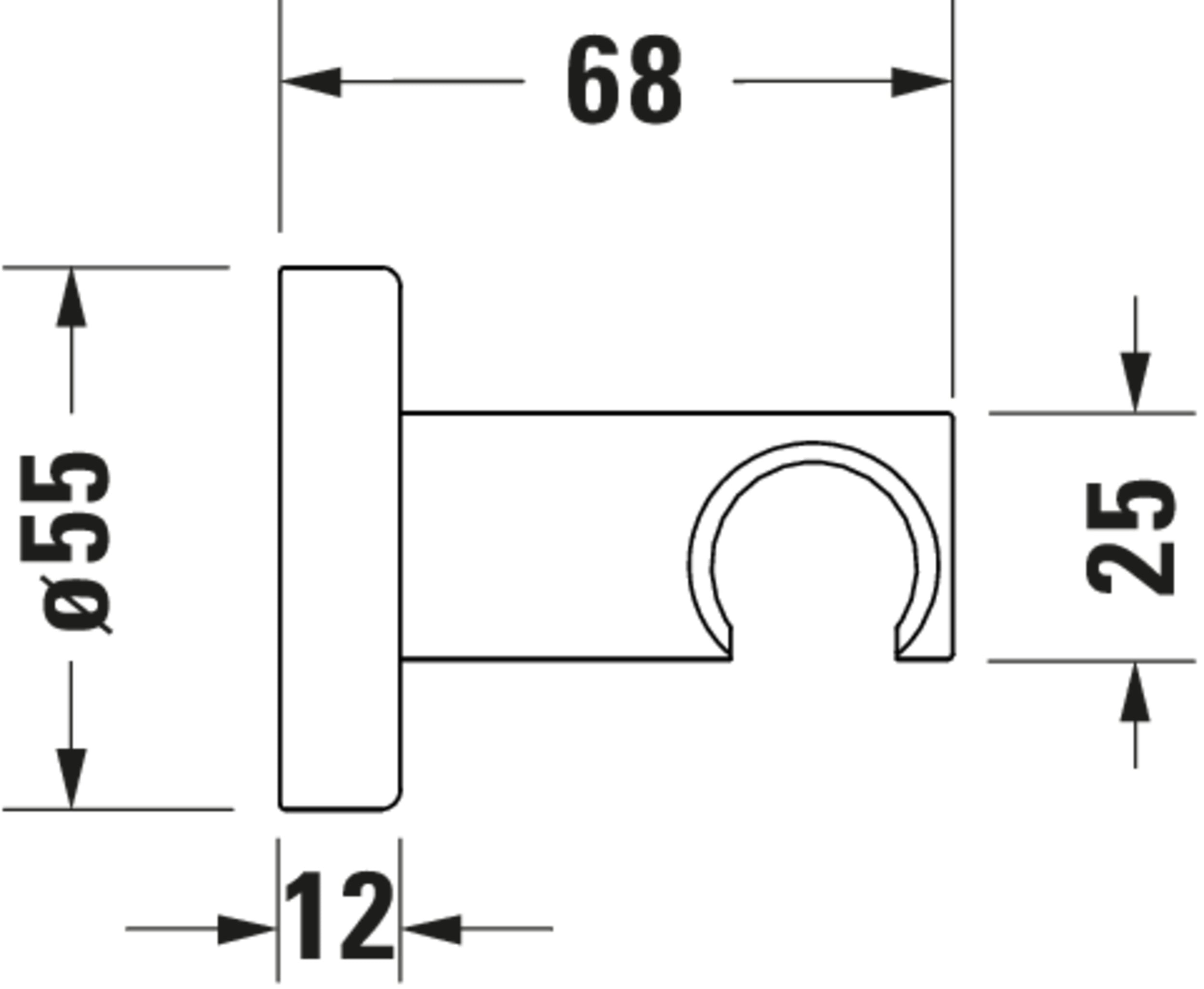 Duravit Wave badkuiparmatuur met thermostaat