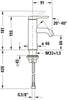 Duravit C.1 eengreeps-wastafelmengkraan S