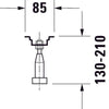 Duravit Universele sokkel - 2 stuks