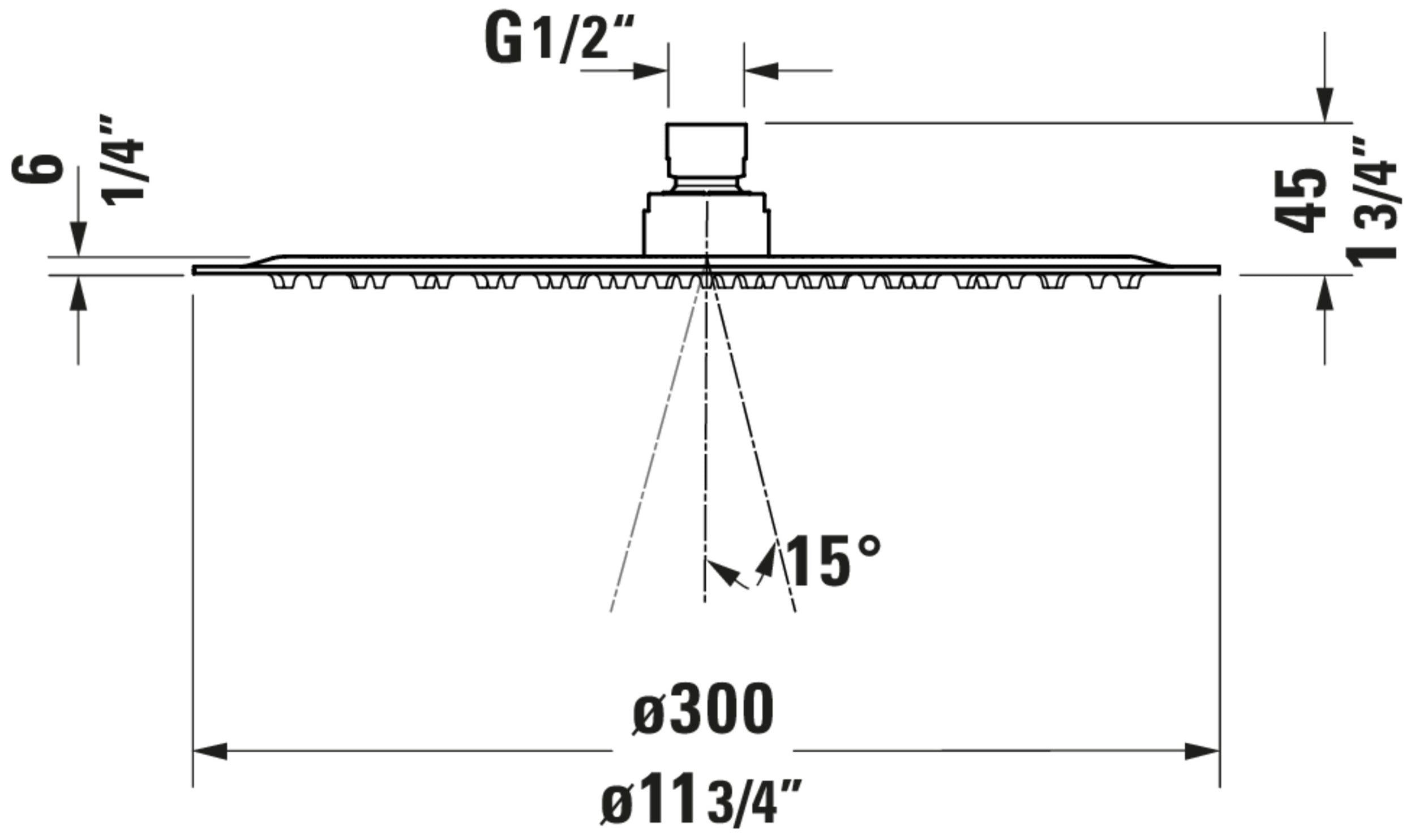 Duravit inbouw-douchesysteem met thermostaat en hoofddouche