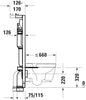 Duravit DuraSystem WC installation element