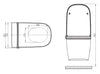 Ensemble complet WC-douche Basic 1104 avec élément de pré-mur Geberit Duofix