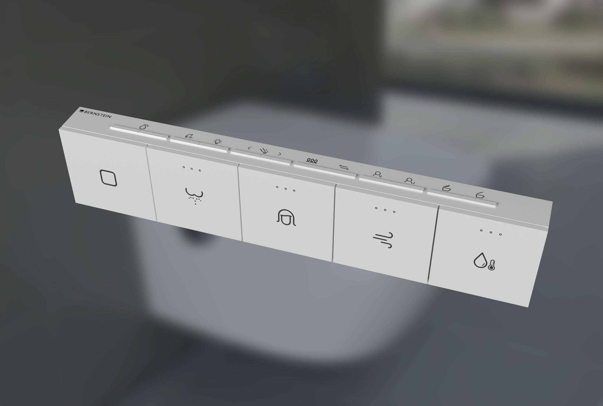 Ensemble complet WC-douche T640 PRO avec élément de montage encastré Geberit Duofix