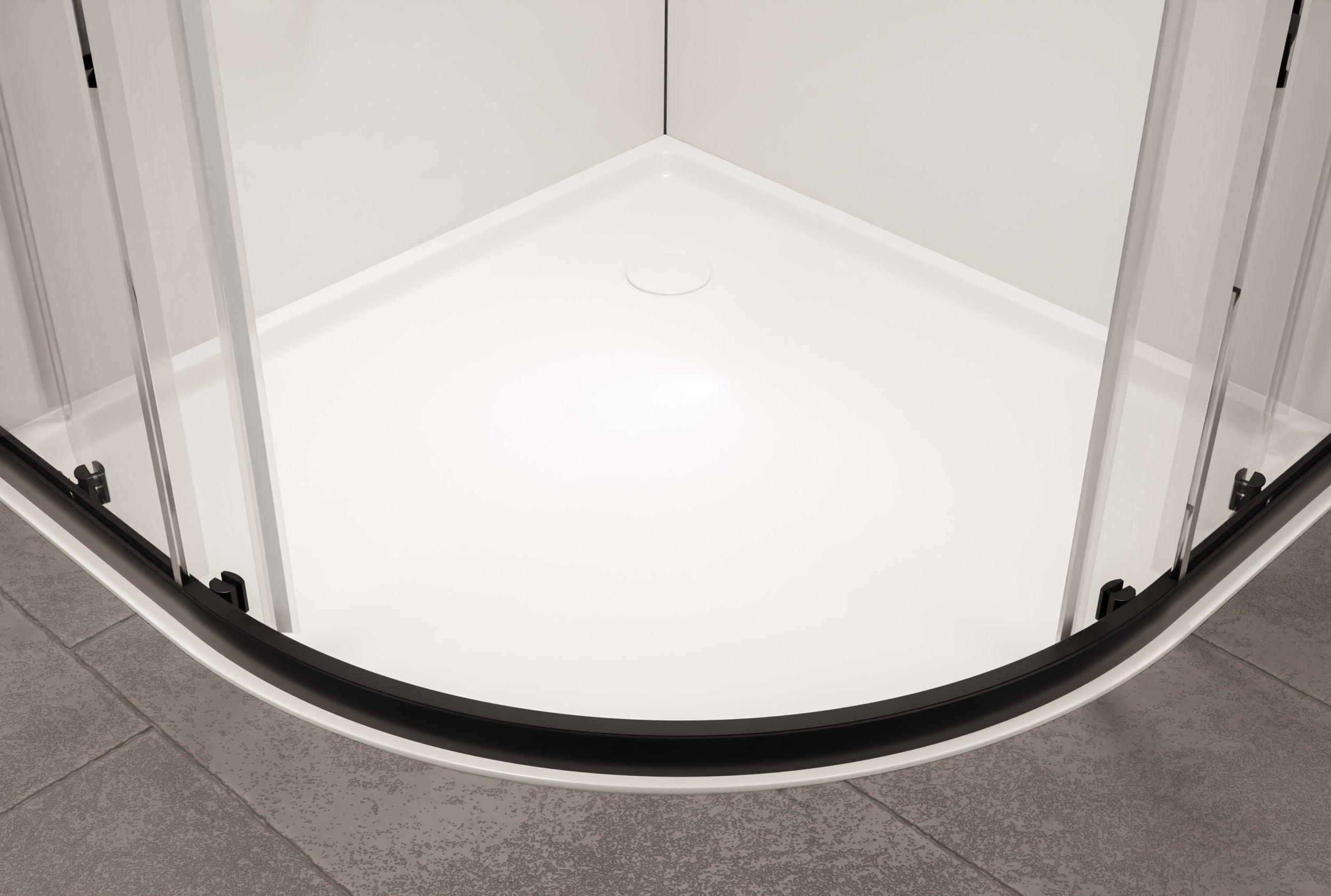 Ronde douche NT509 met schuifdeuren