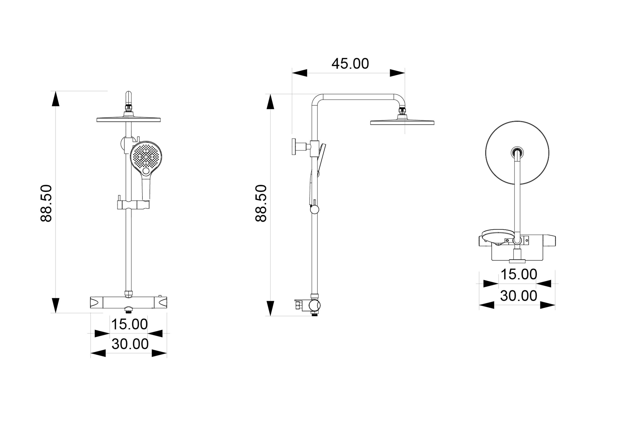 Douchedouche thermostaat 8221 PRO