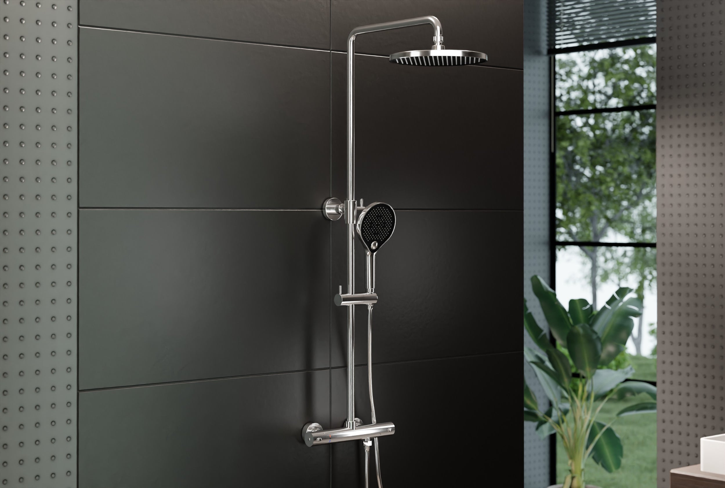 Colonne de douche design thermostat 4011 BASIC