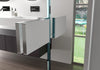 Bath screen EX209 - genuine NANO glass 6 mm - for bathtub installation