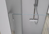 Shower cubicle NANO real glass sliding door EX806 - 90x120x195cm