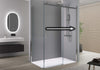 Shower cubicle NANO real glass sliding door EX806 - 90x120x195cm