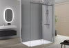 Shower cubicle NANO real glass sliding door EX806 - 90x120x195cm