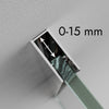 Douchewand Inloop echt glas EX101