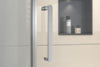 Cabine d’angle avec porte pivotante sur panneau fixe NT403